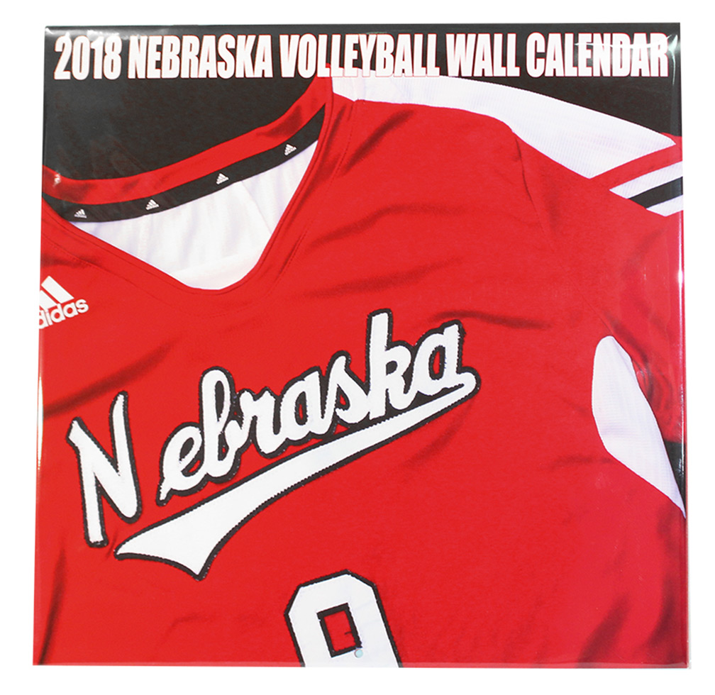 2018 Nebraska Volleyball Wall Calendar