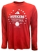 Adidas 2024 Nebraska Volleyball Locker All Around LS Pregame Tee - AT-H4483