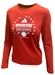 Adidas 2024 Womens Nebraska Volleyball Locker All Around LS Pregame Tee - AT-H4513