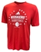 Adidas 2025 Nebraska Basketball Locker All Around Pregame Tee - AT-H4495