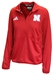 Adidas Ladies 2023 Nebraska Sideline Quarter Zip - Red - AW-G2059