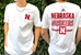 Adidas Nebraska Huskers Global Coordinates Tee - AT-H4555