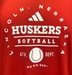 Adidas Nebraska Softball Locker All Around Pregame Tee - AT-H4497