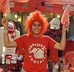 Big Red Super Fan Wig - NV-H4006