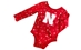 Infant Girls Nebraska Star Onesie Set - CH-H6536