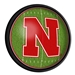 Nebraska Cornhuskers On the 50 Round Slimline Lighted Wall Sign Grimm - GR-F8805