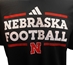 Official 2024 Team Adidas Nebraska Football Practice Tee - AT-H4572