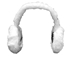 Womens Huskers Warm N Fuzzy Earmuffs - DU-H7034