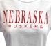 Womens Washed Vintage Nebraska Huskers top - AT-H4559