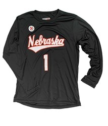 Youth Girls Nebraska Volleyball Big Match Jersey Top Nebraska Cornhuskers, Nebraska Volleyball, Huskers Volleyball, Nebraska  Kids Jerseys, Huskers  Kids Jerseys, Nebraska  Youth, Huskers  Youth, Nebraska Black Out!, Huskers Black Out!, Nebraska Youth Girls Nebraska Volleyball Black Jersey Top, Huskers Youth Girls Nebraska Volleyball Black Jersey Top