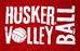 Red Youth Huskers Volleyball Tee - YT-68180