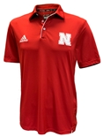 Adidas Official 2024 Nebraska Coaches Polo - Red