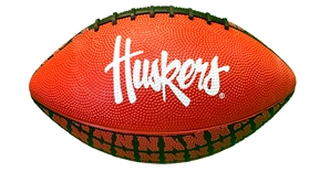 Nebraska Huskers Mini Rubber Football