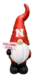 Nebraska Welcome Fans Tall Garden Gnome